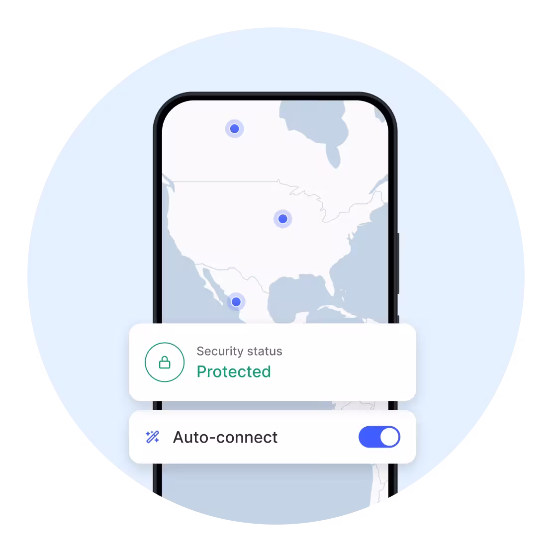 Interface mobile VPN